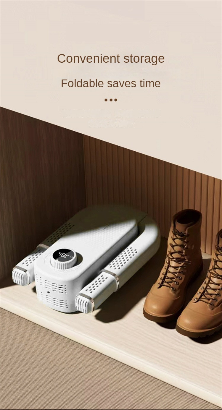usb powered shoe dryer with hot air circulation foldable design for wet sweaty   shoes     ideal christmas or housewarming gift details 6