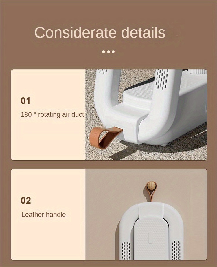usb powered shoe dryer with hot air circulation foldable design for wet sweaty   shoes     ideal christmas or housewarming gift details 8