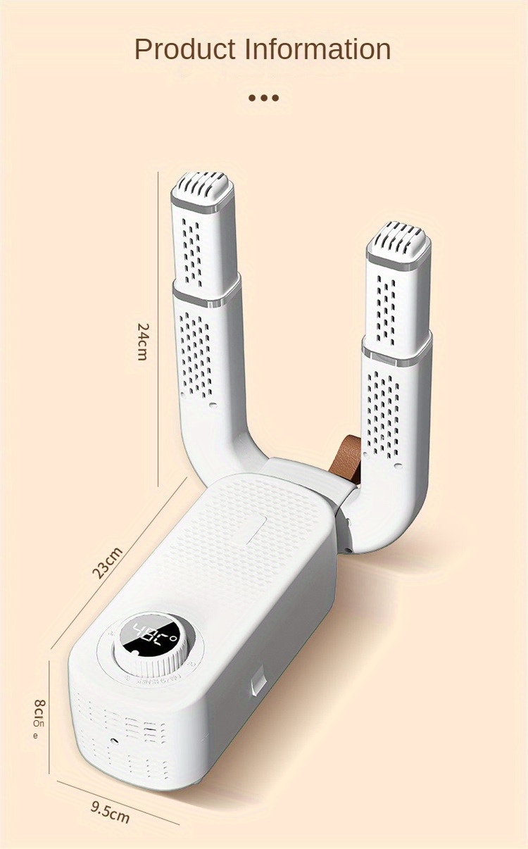 usb powered shoe dryer with hot air circulation foldable design for wet sweaty   shoes     ideal christmas or housewarming gift details 10