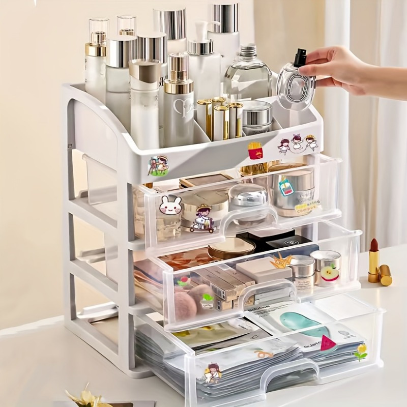 

Cosmetic Organizer With Drawers - Hypoallergenic, No Required, Makeup & Skincare Storage