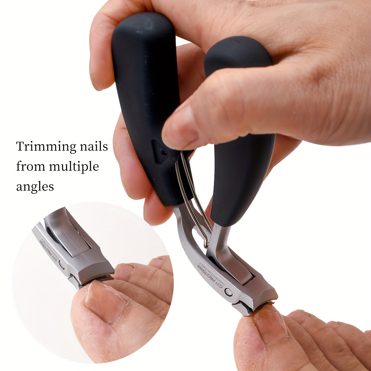 

1pc G31 Toenail , -duty Steel , Opening, Sharp , , Ergonomic Long , Suitable For Men & Elderly