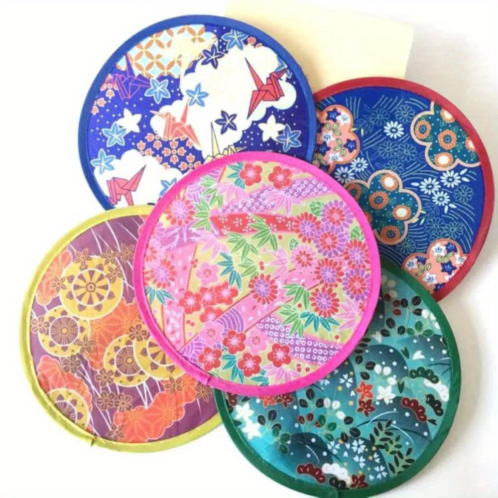 

- Folding Fan - , Round Manual Fan For & , For , Performances & Summer