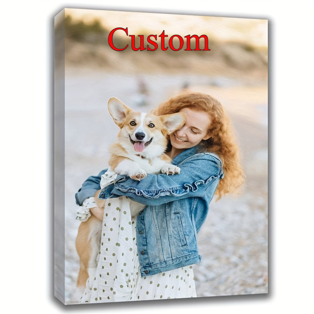 

Custom Canvas Art Poster - Personalize With Your Photos, Family, Anime & Movie Fans - Ideal Gift For Christmas, Halloween, Easter, Valentine's Day - Wall Decor