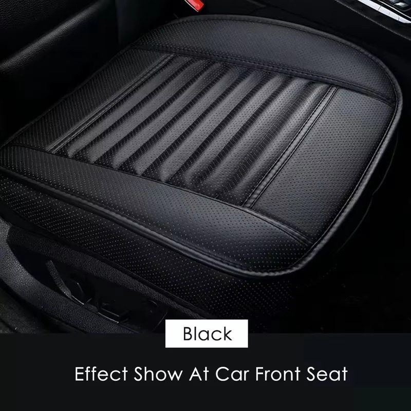 TEMU Breathable Leather Car Seat Cover - Fit, Anti-slip Front Seat Cushion Pad For All