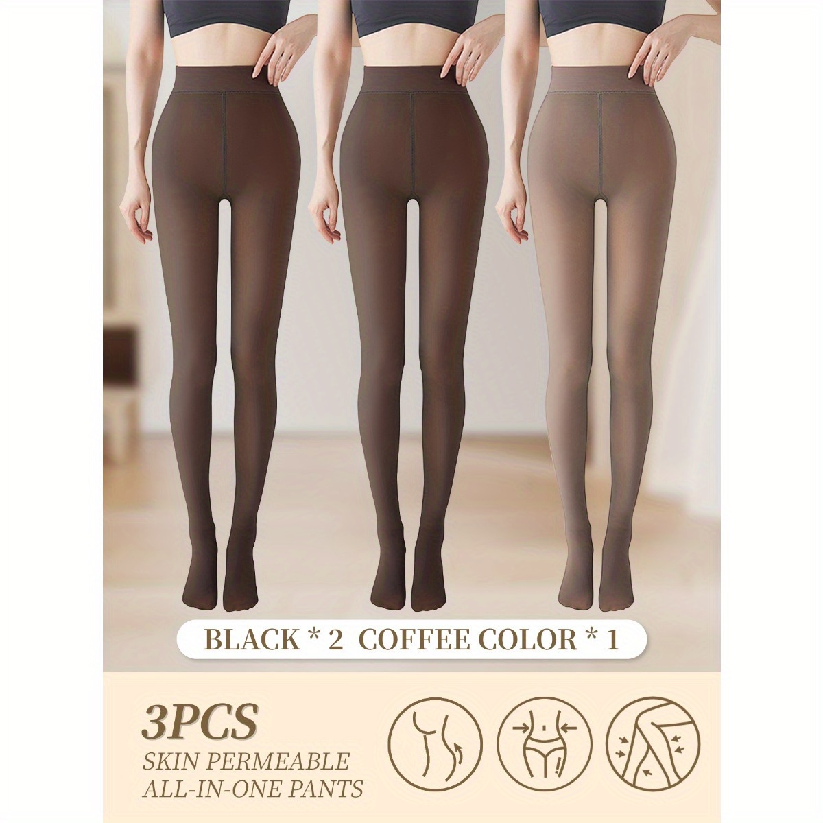 

200g Footed Tights - 2-200 Grams -colored Footed Tights, 1