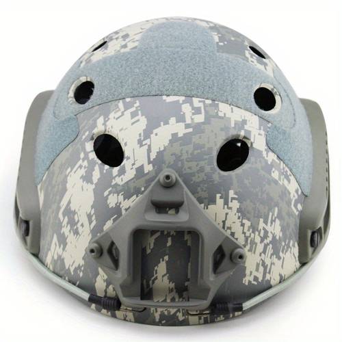 fast helmet multi functional camo design with round holes for outdoor activities durable abs construction