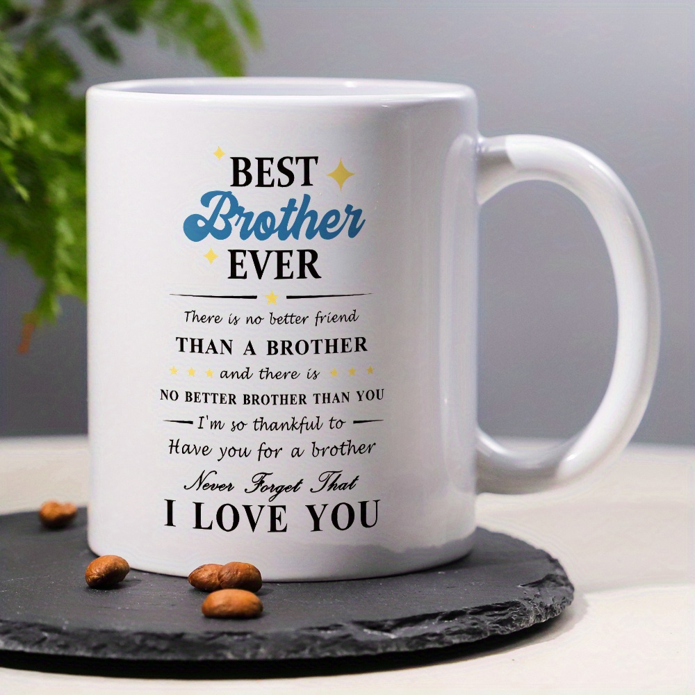 

1pc Mug Is No Than A Encouraging / , Mug, Mug, Decorative Mug, Unique , To Men And Christmas, , Halloween