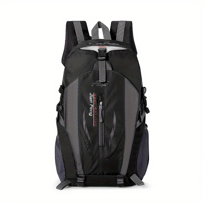 TEMU 40l Large-capacity Backpack - Water-resistant Oxford Fabric, Ideal For Hiking &