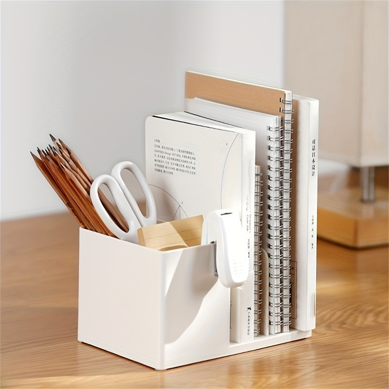 sleek desktop organizer box   file folder storage with tension mount ideal for office home dorm organization Product details 3