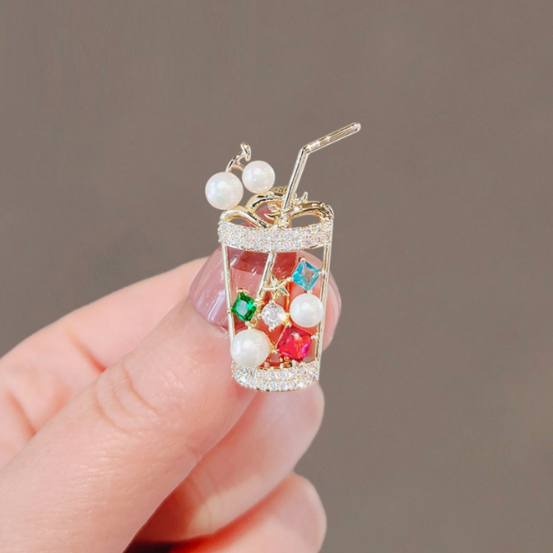 

1pc Brooch, ' Cup Brooch, - ' Pin Clothing Accessories