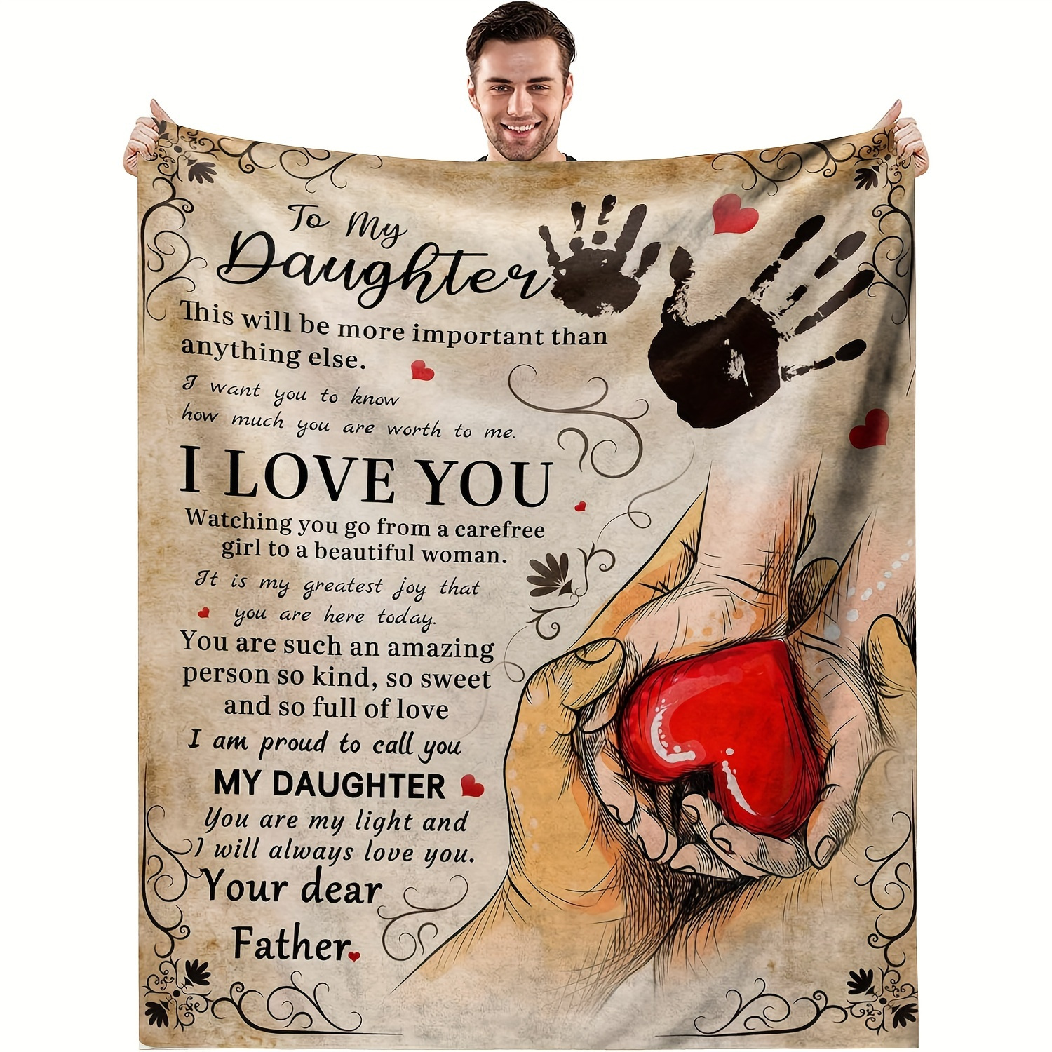 

1pc Blanket For My Dad For - Blanket Sofa Bed Camping , - Blanket Suitable