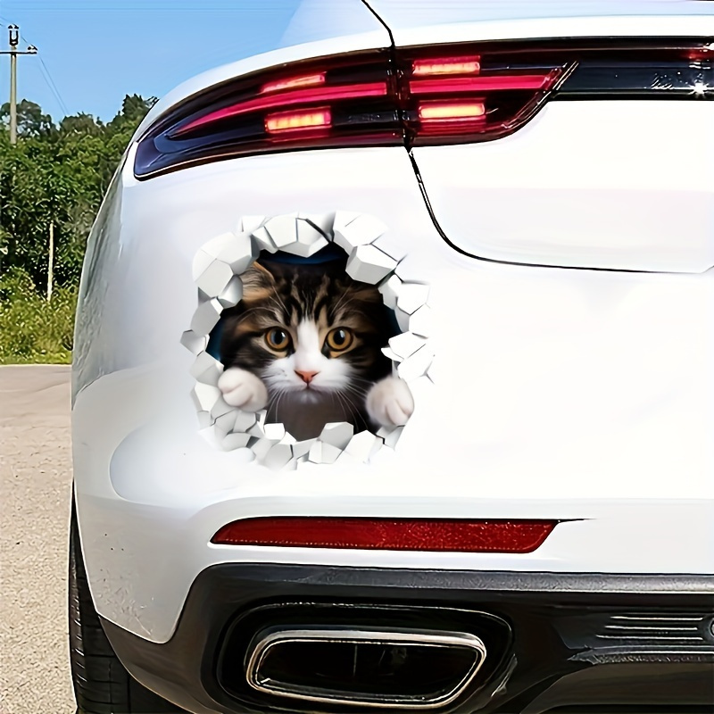 

2pcs Suitable For Car Decals, Decals, Decals, Decals, Suv Decals, Decals, Decals, Guitar Decals And Laptop Decals, Etc. Reflective Cat Decals - Suitable For Decals And Decals - Christmas