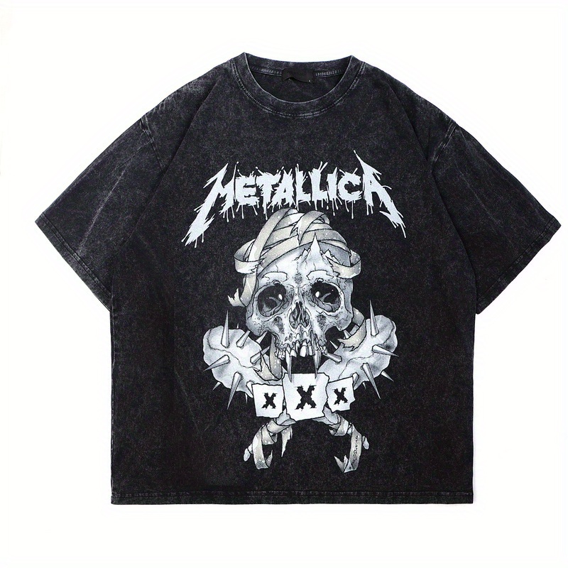 

Ewhcross- Embroidery Old Round -sleeved T- Skeletondg004
