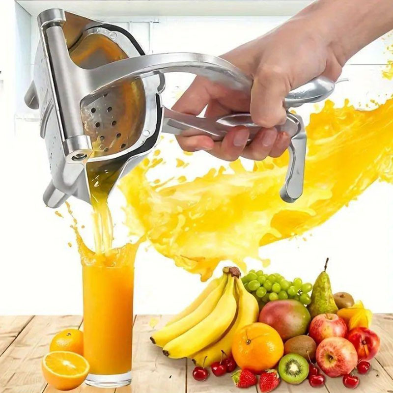 stainless steel manual citrus juicer heavy duty hand press squeezer for orange lime grapefruit   juice extractor juice maker presser details 0