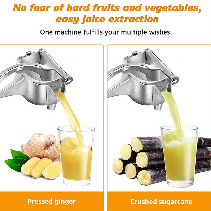 stainless steel manual citrus juicer heavy duty hand press squeezer for orange lime grapefruit   juice extractor juice maker presser details 7