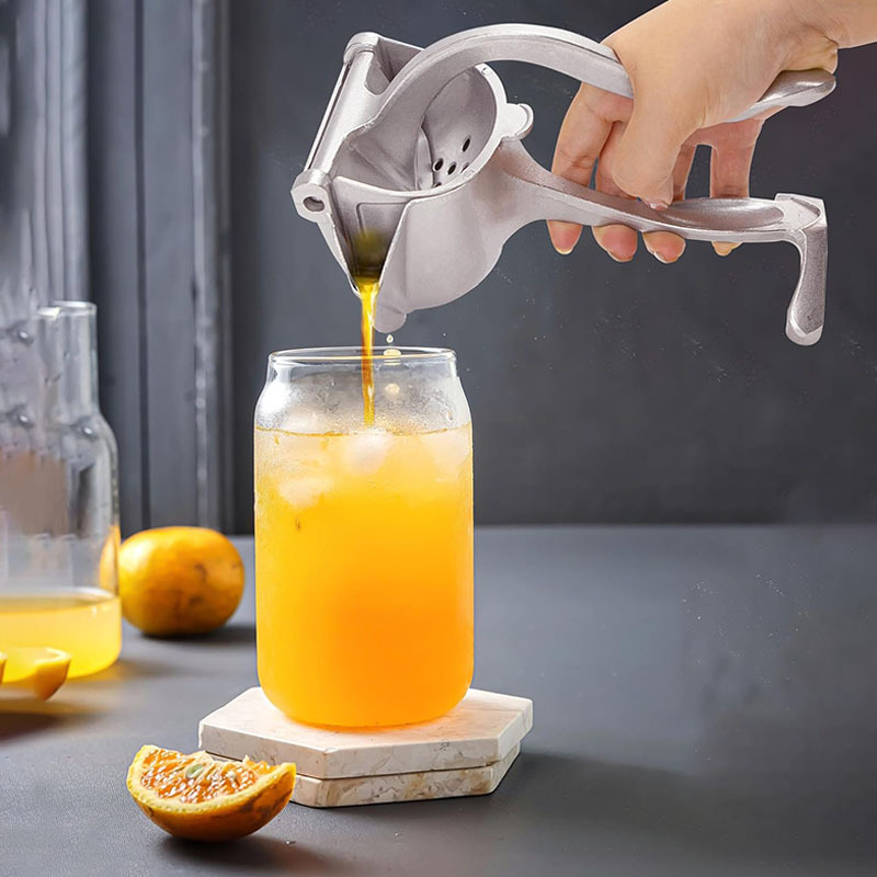 stainless steel manual citrus juicer heavy duty hand press squeezer for orange lime grapefruit   juice extractor juice maker presser details 8