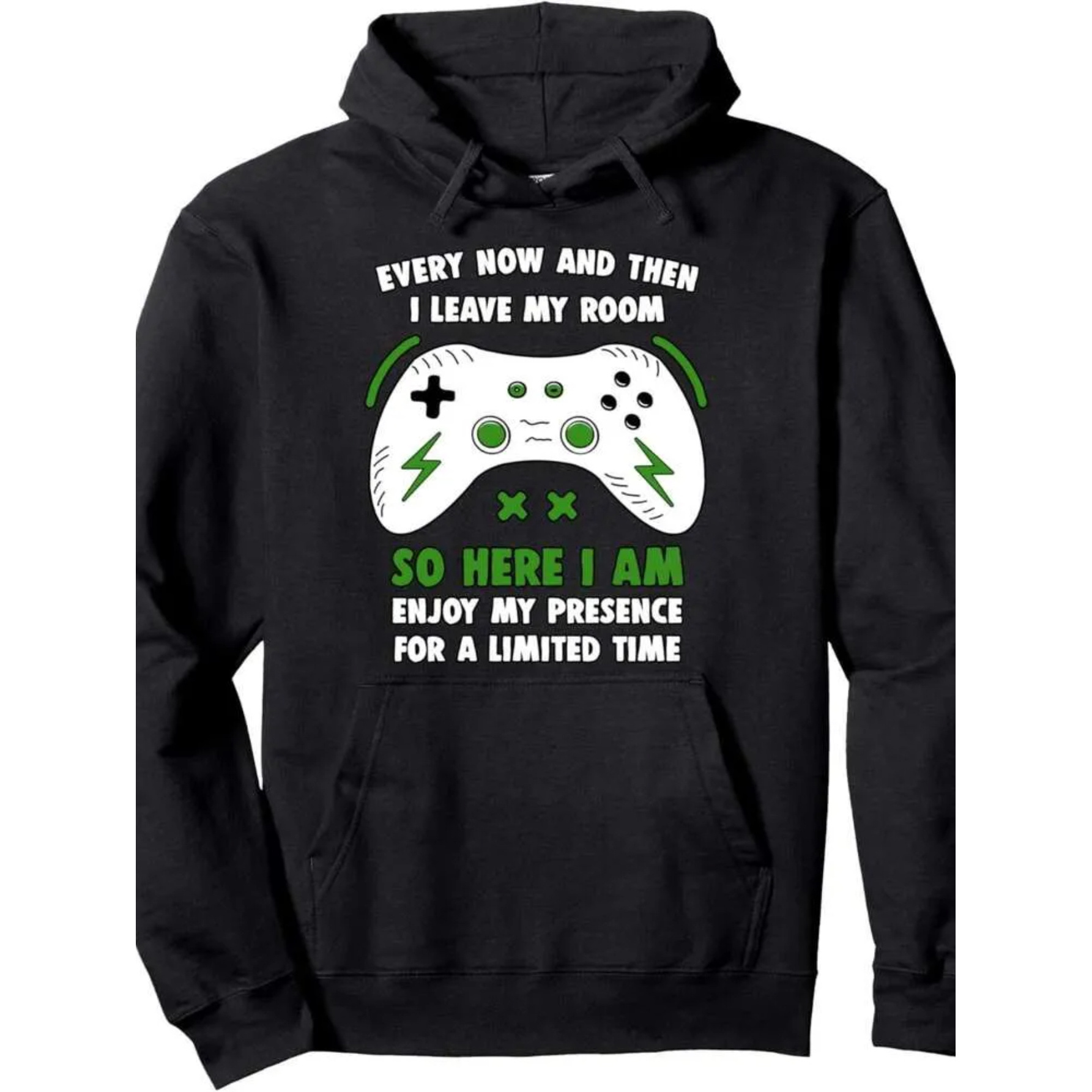 

Men's Ladies Hoodie Funny Gamer Occasionally I Will Leave My Room Game Pullover Graphic Hoodie Pullover Long Sleeve