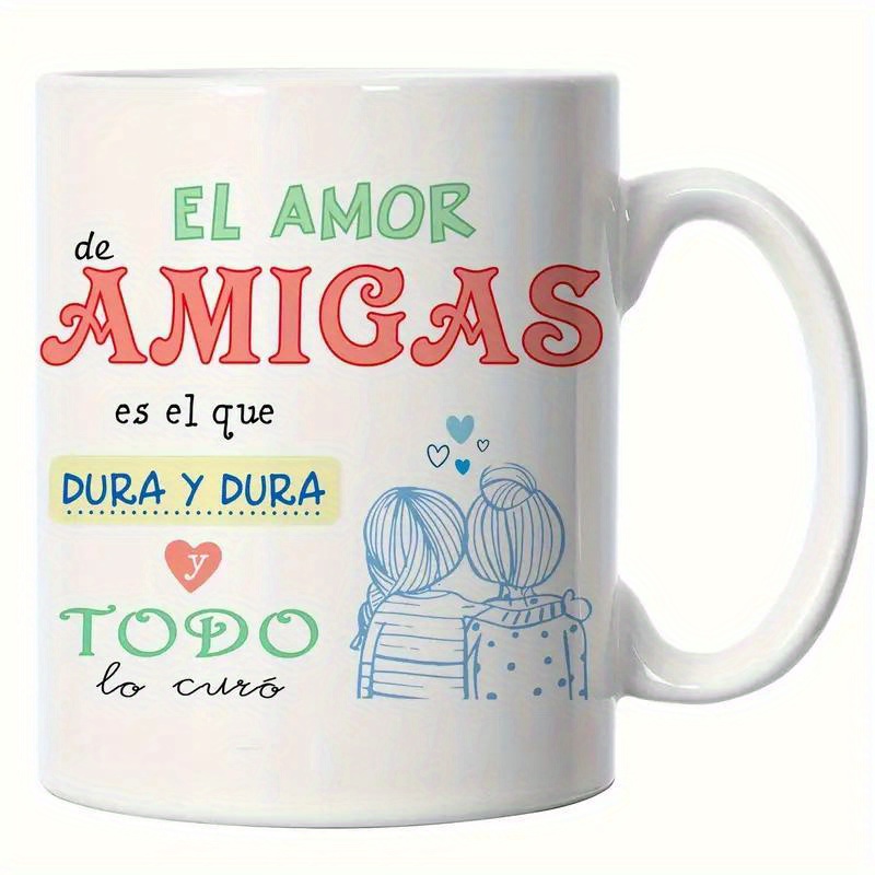 

1pc / 330ml Spanish Mug - Unique & - For , , , , Camping, , , Suitable For , Christmas, , New Ye