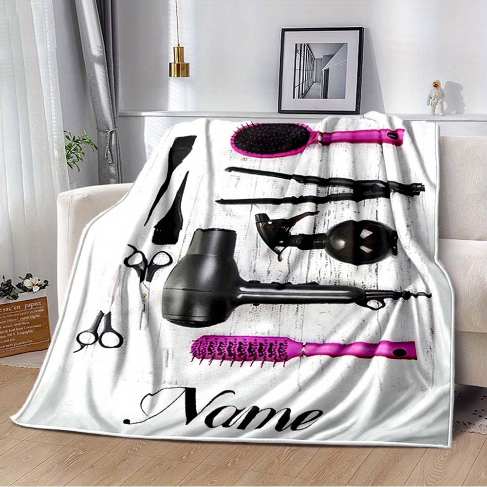 

1pc Personalized Hairdresser Tool Blanket - Polyester, And For Chairs, , Sofa, Bed, And - For , , ,