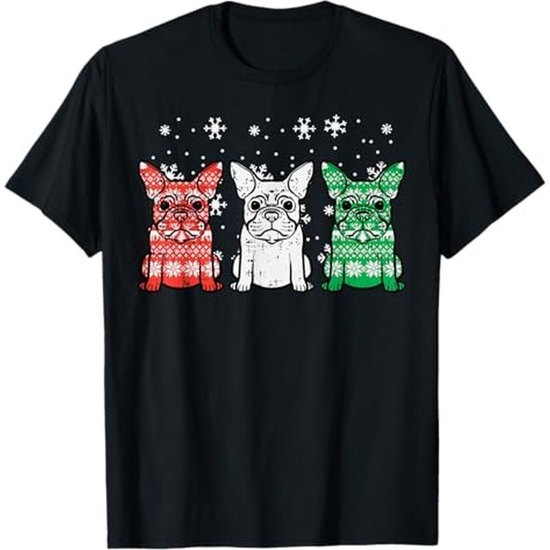 

Christmas Bulldogs Dog T-. 100% , Christmas For , -, S - Xxxl