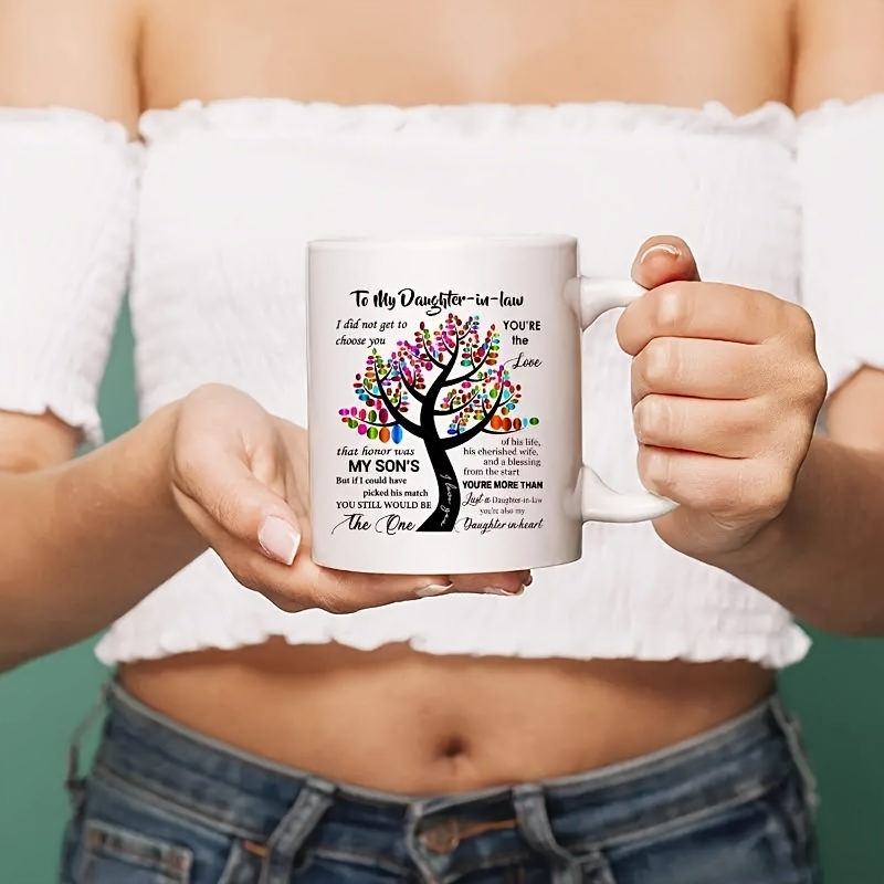 

1pc, 11 Oz, Mug, Mug For -in-law, Mug For -in-law And Mother-in-law, Cup, Cup, , , New