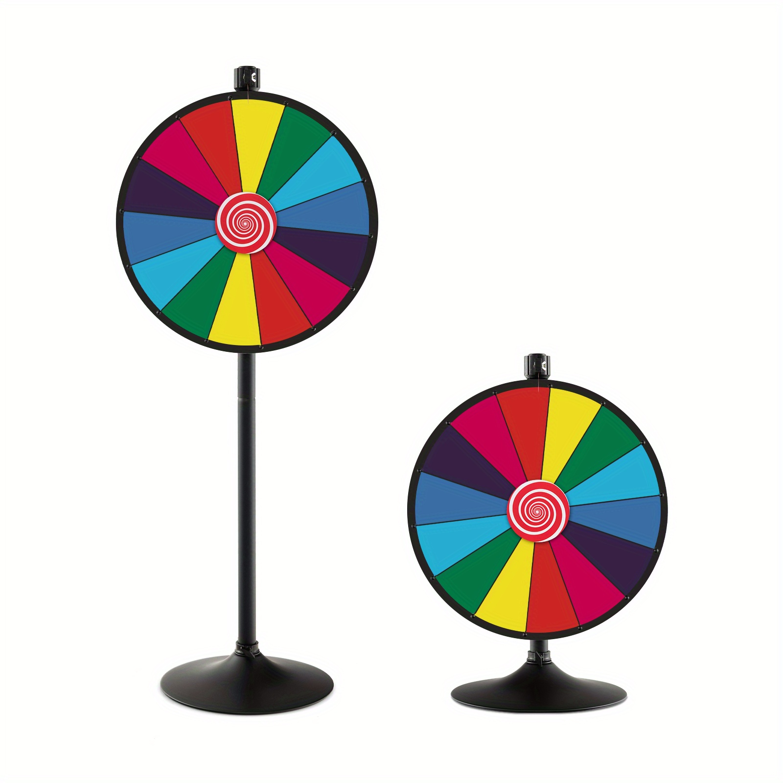 24" For Spinning, Height-adjustable Wheel, Includes Eraser And Marker Pen, Wheel For Parties, Lottery Games, And