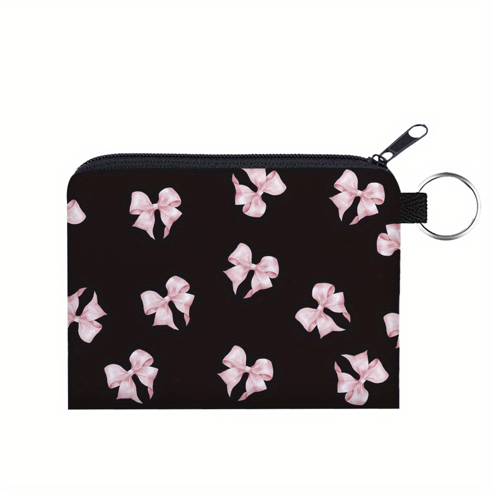 

Polyester Purse Bow , European/ Positioning Printed Small Key - Multipurpose Wallet For , , And Headphones, - (yiwu Area)