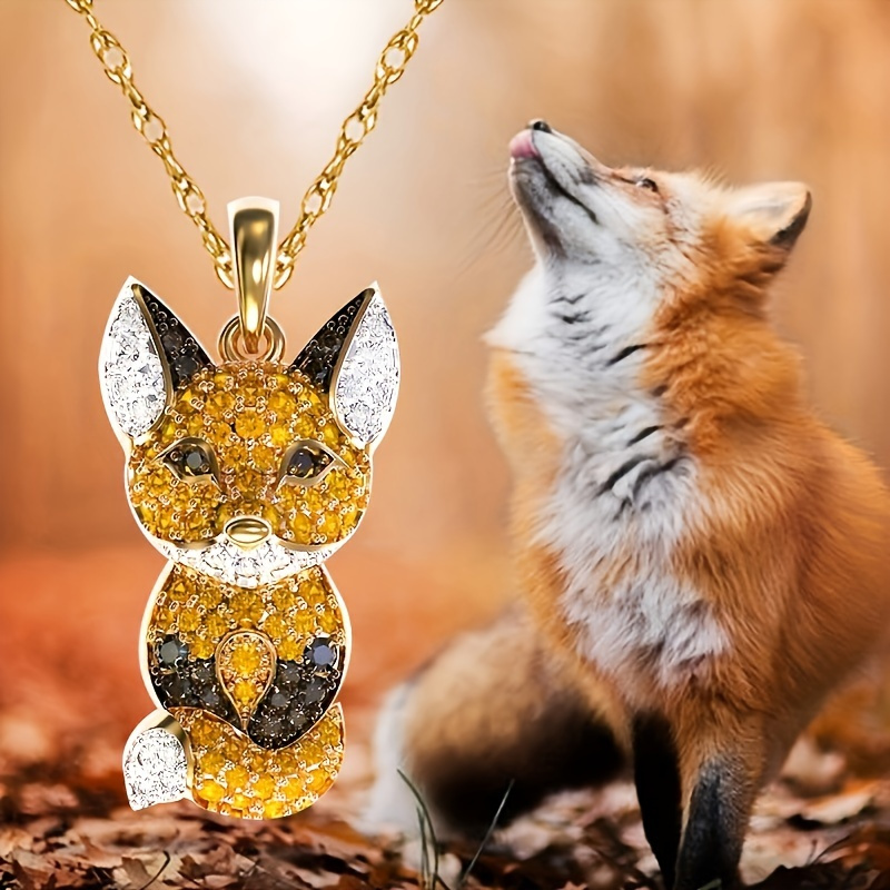 

Personalized And Fox Necklace Pendant Christmas For