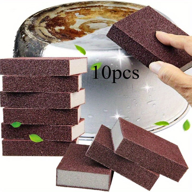 

10-pack Sponge For Cleaning, Magic Set, Heavy Duty Scrub Pads For Pots, Pans & Rust Removal