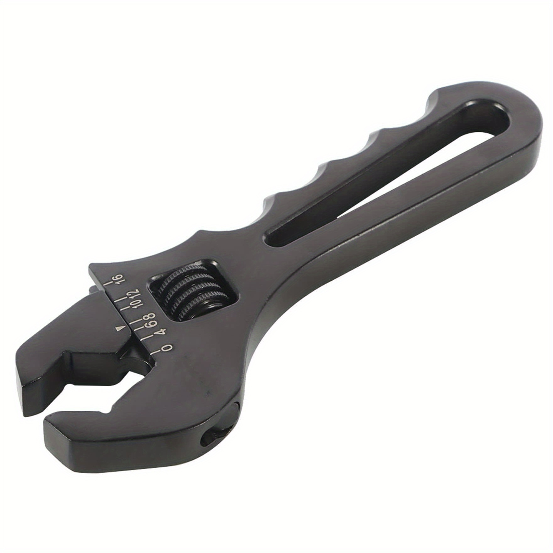 TEMU Black 3an-16an Adjustable Wrench Aluminum Tool Replacement For An Hose Fitting Adapter End
