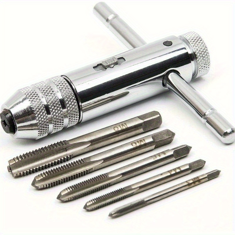 

Mechanical Thread Metric Plug M3-m8 Adjustable Ratchet Hand Tap Wrench Tap Hand Reverse Wrench Manual Tap Accessories