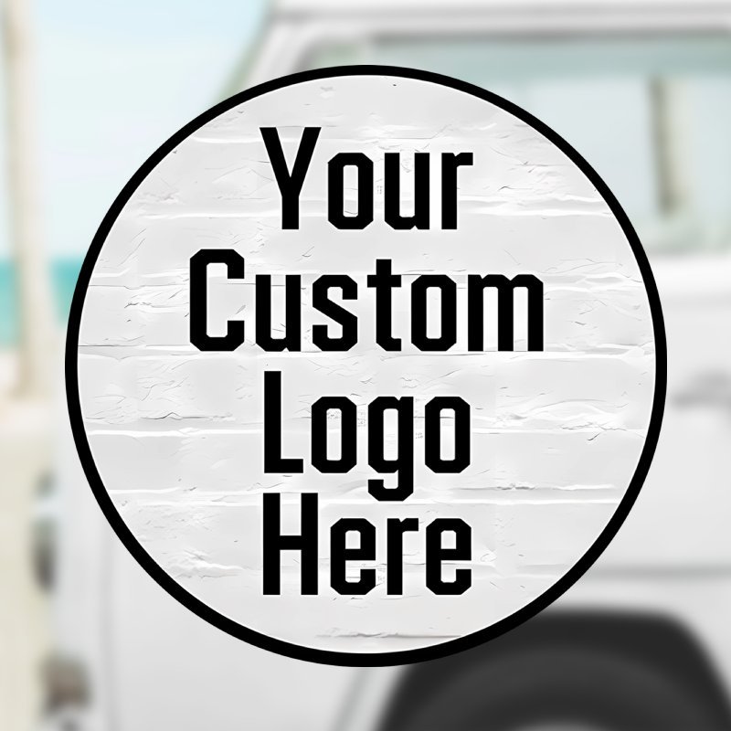 

Customizable Round 30x30cm - Personalized Adhesive For , , - And Sun- - For Car Decals, Decor, And Branding