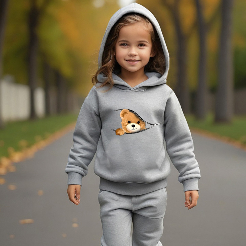 

Bear & Set - , Long , Fall/ Outfit Adorable And , For