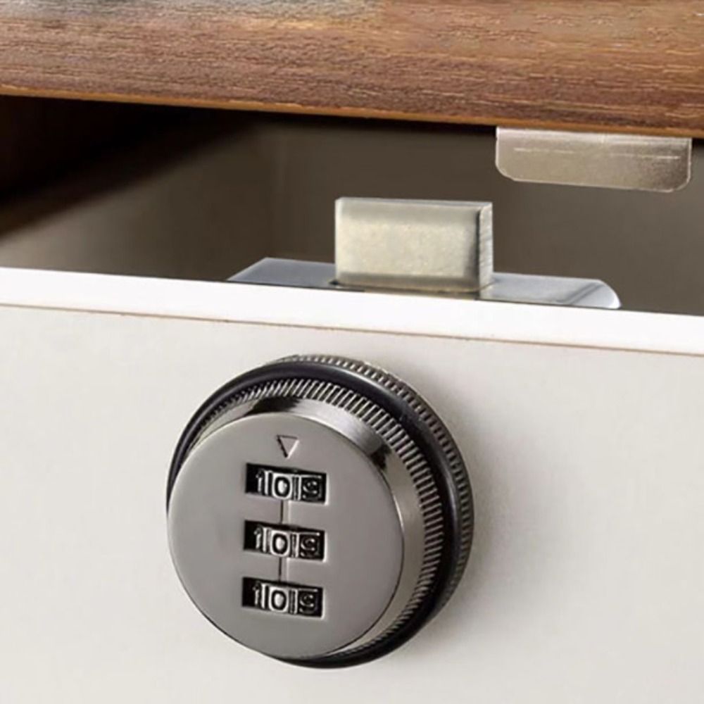 

Password Door To Install Solid Cabinet Password - Zinc Alloy And Abs Mechanical Password Lock Drawer