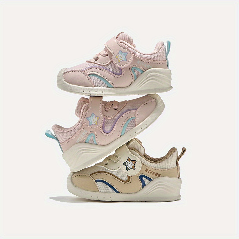 Tenis deportivos transpirables para niños, calzado deportivo ropa  casual y parte de PU, interior de tela de go