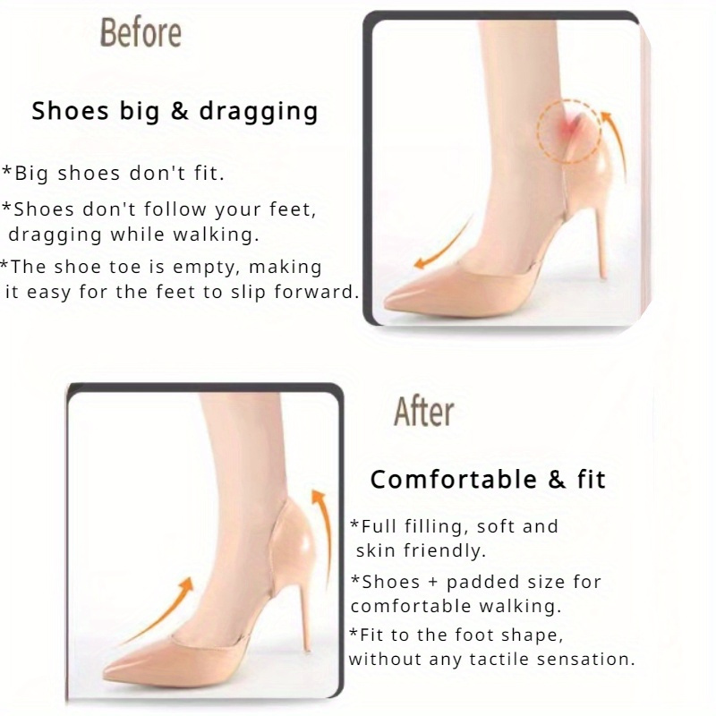 Too Small Wearing Bigger Size Shoes Shoe Size Adjustment Kit Anti