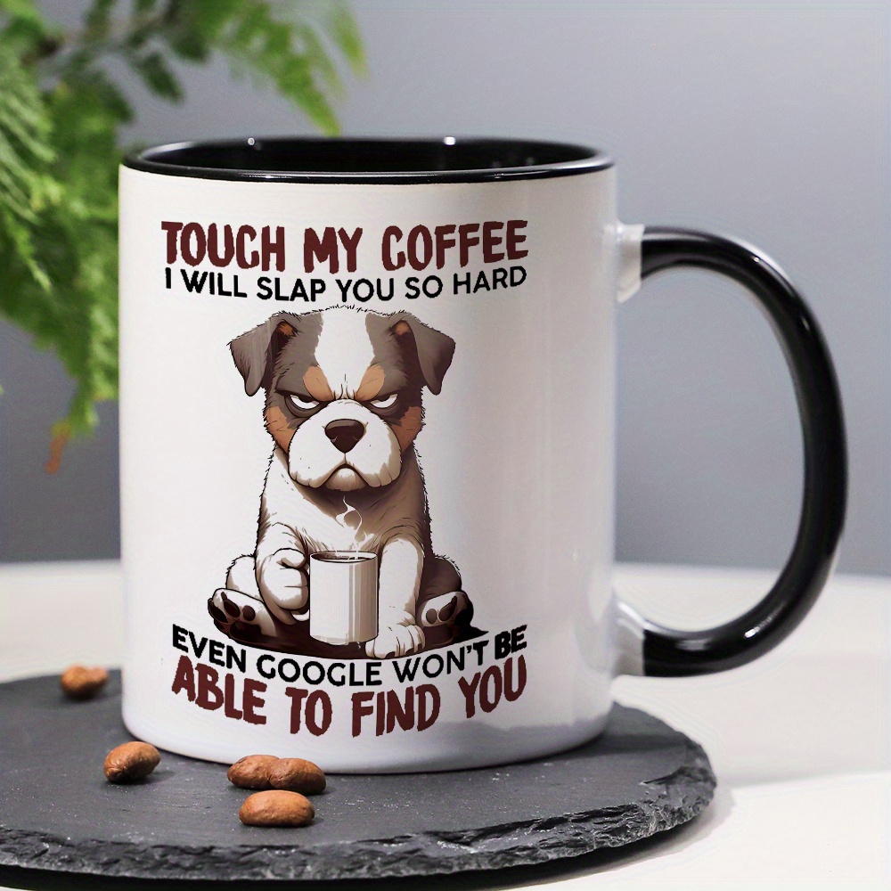 

11 Oz Mug Dog Pattern, Suitable For Drinking ( / / )