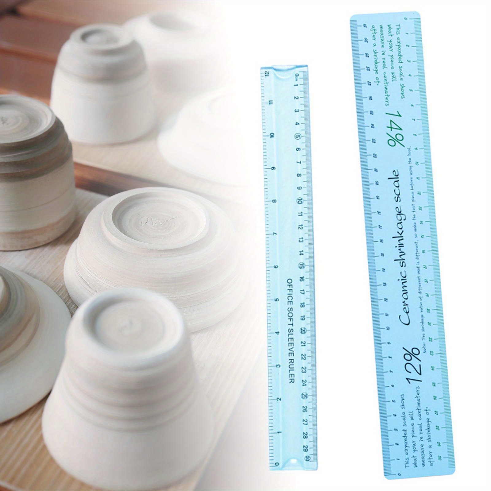 

1 Set Multifunctional , Plastic Measuring And Straight For Sculpting And Measurement