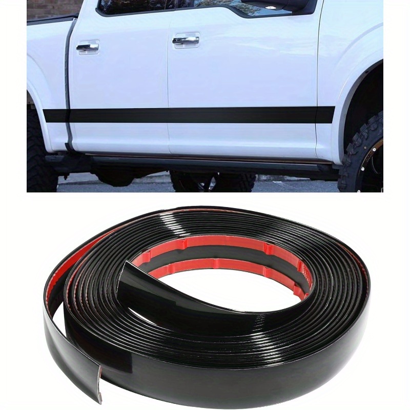 

Yitape Self-adhesive Pvc Car Side Exterior Lip Protector - Scratchproof Trim Tape For Interior & Exterior Decoration, Automotive Molding Strip