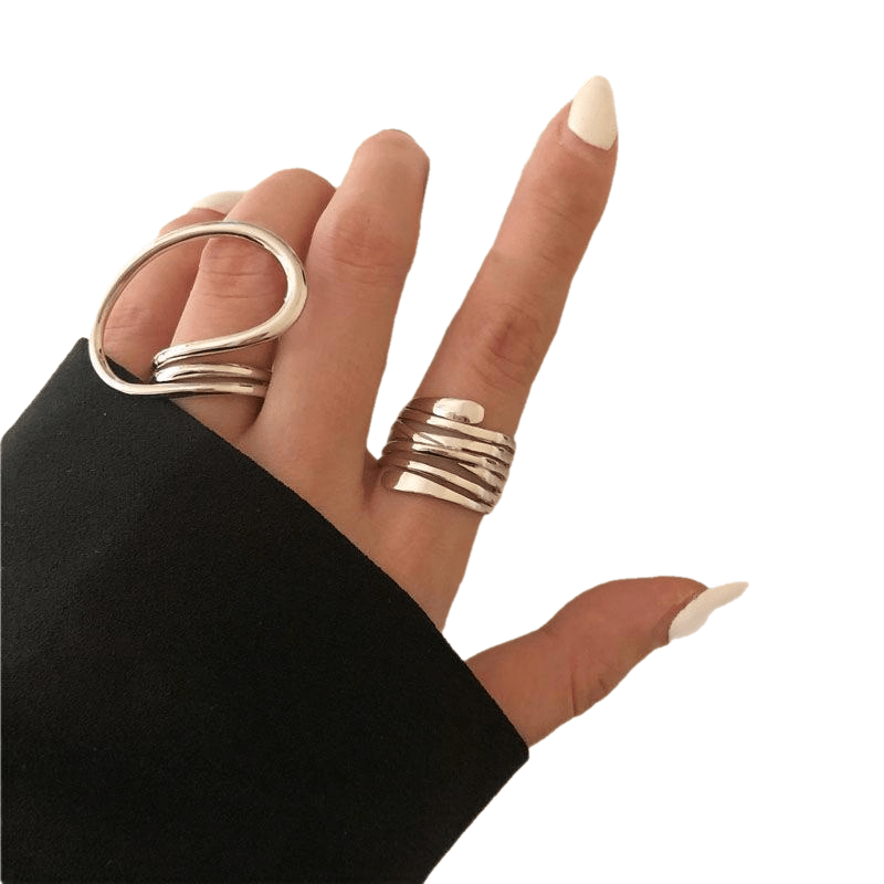 

2 Of Exaggerated , And , Jewelry
