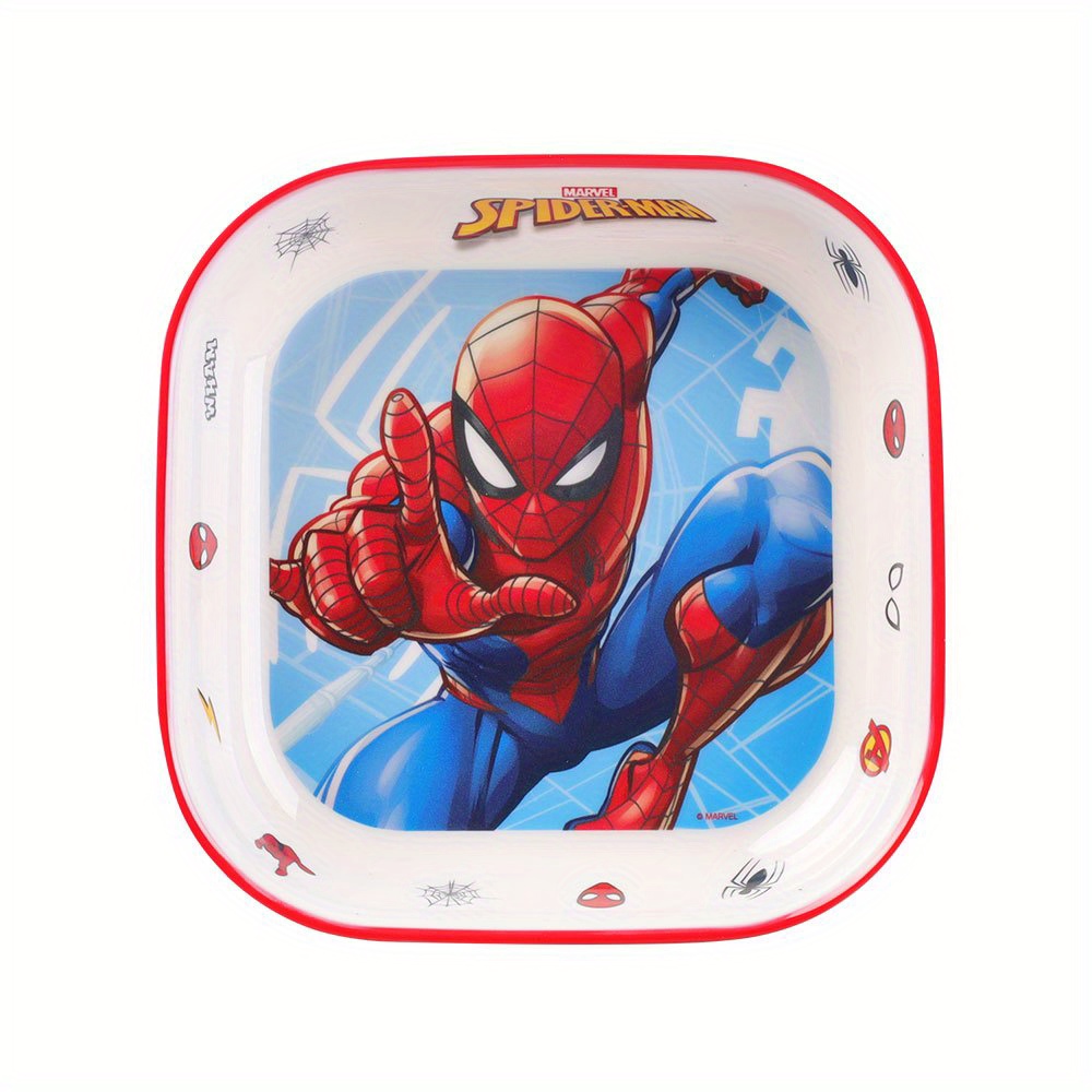 

1pc Marvel Officially Licensed Avengers Plates Novelty Iron Man Decorations Spider-man Tableware Movie