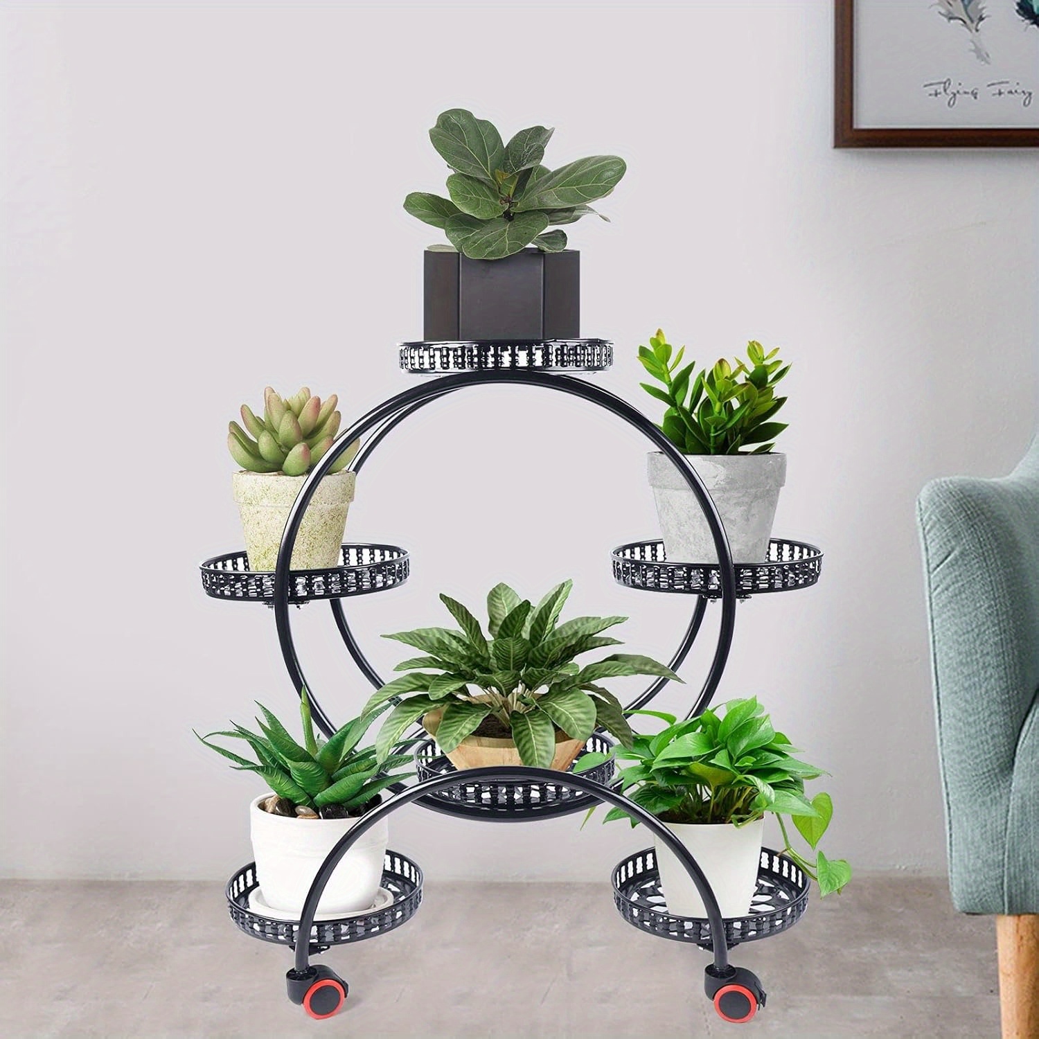 

4 Stand For And , Metal Stand , Shelves For , Potted Display ,