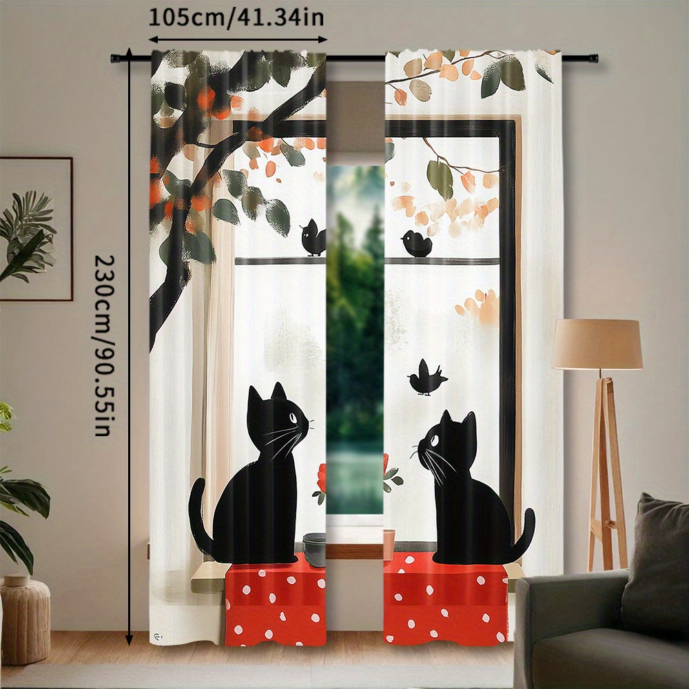 TEMU 2pcs, Japanese Curtain Printed Family Door Curtain Room Home Decoration