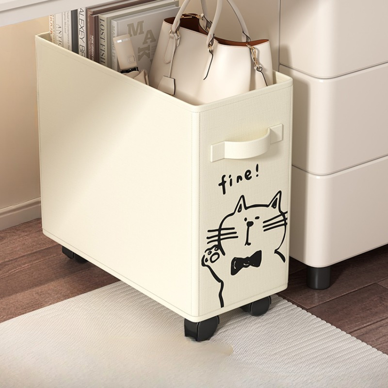 

Wheeled Storage Trolley For Under Desk - Necessity Organizer Basket