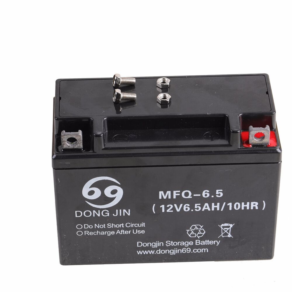 TEMU Mfq-6.5 12v 6.5ah Motorcycle Battery For Scooter Gokart Atv Dirt Bike Buggy