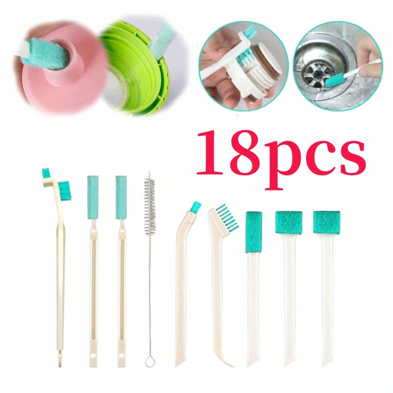 

18 Small Cleaning Brushes Crevice , , Gap , , Groove , , , Dusting , Scrubbing And Cleaning Tool For Bottles, Keyboards, Tracks