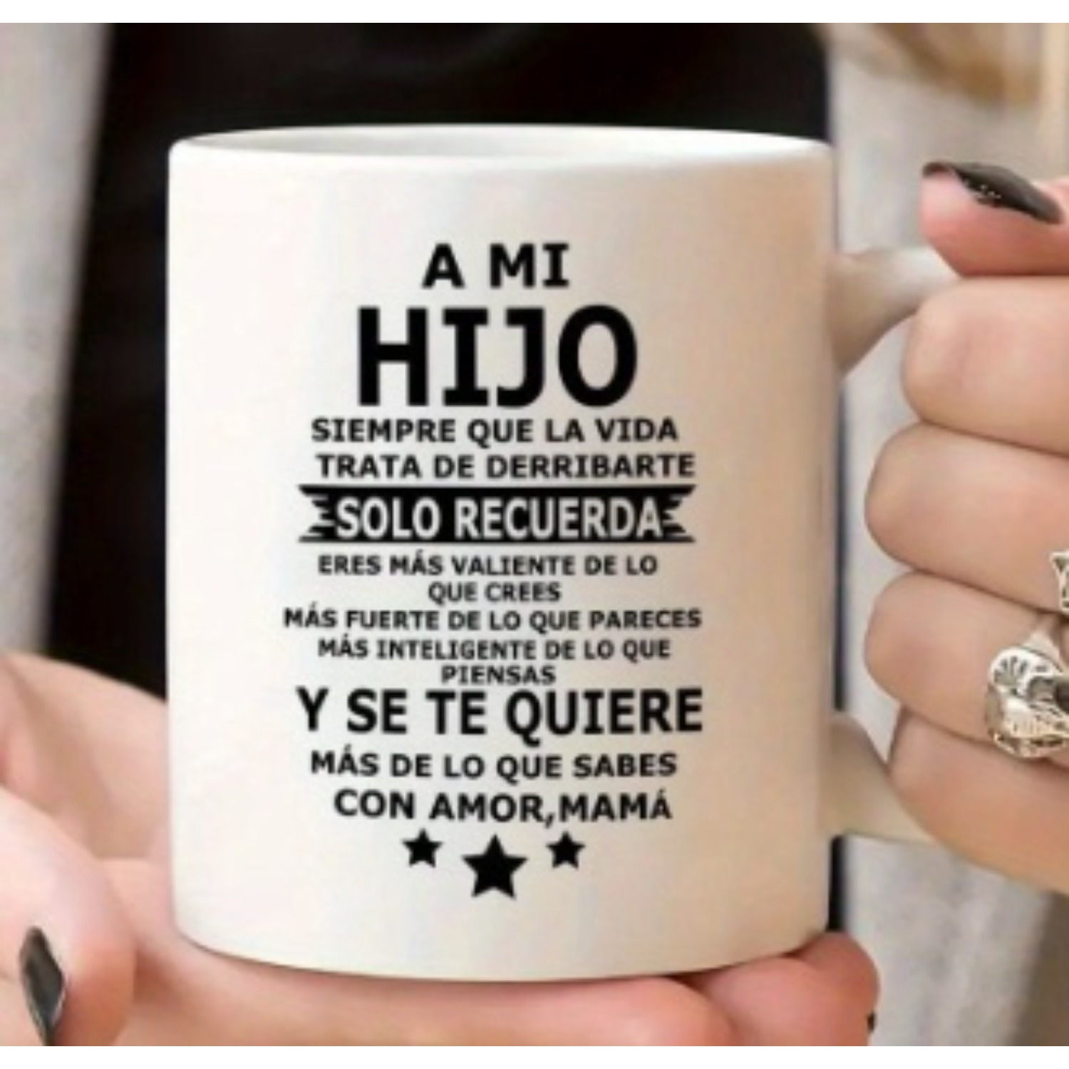 

Inspirational Spanish "a Mi " Mug - , Safe, Insulated, Reusable, Beverages, - For Son Mom, & Decor, &