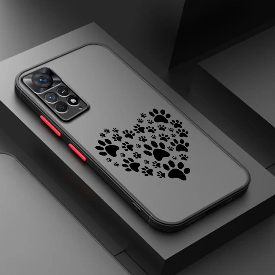 TEMU Phone Case - Phone Case For Xiaomi Redmi Note 13 Pro 11 12s 11s 10 10s Silicone Cover Protective High-quality Matte Frosted Claw