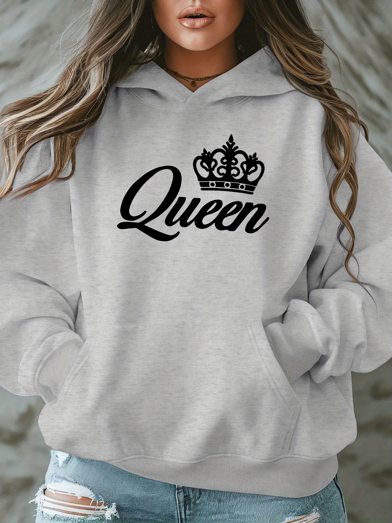 Weihnachtspullover Damen Queen Weihnachtspullover Damen Plus Size