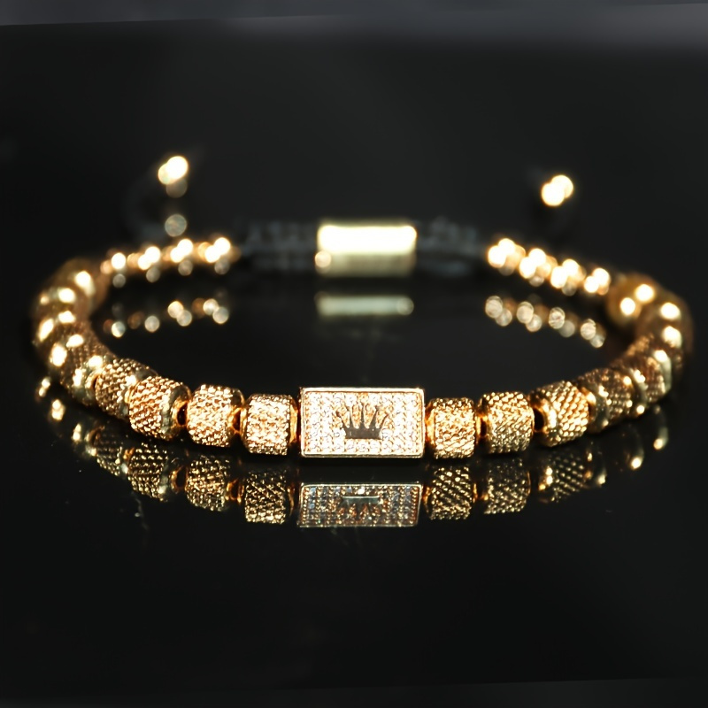 

1pc Men' , Steel , Synthetic Zirconia, , Jewelry For /christmas/'s Day